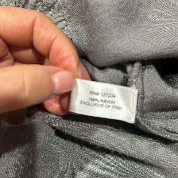 Boston Proper Metallic Gray Embellished Blouse - Picture 5 of 5